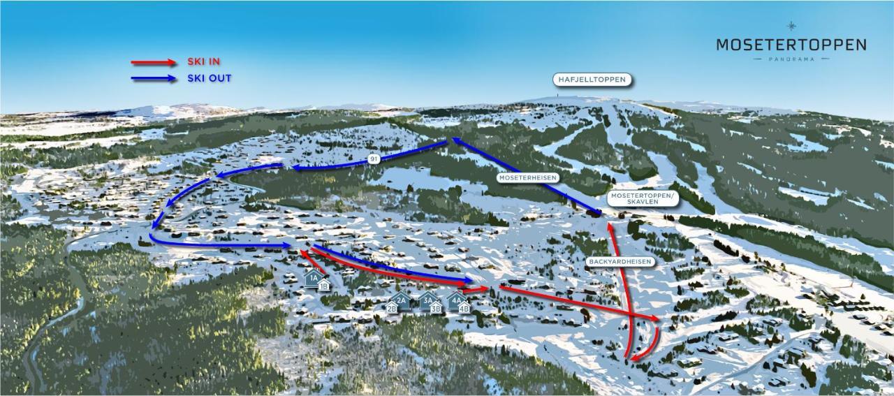 Hafjell Tommerhytte 4B エクステリア 写真